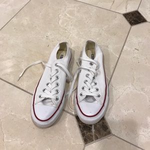 Converse Shoes Size 6.5 White Wore once
