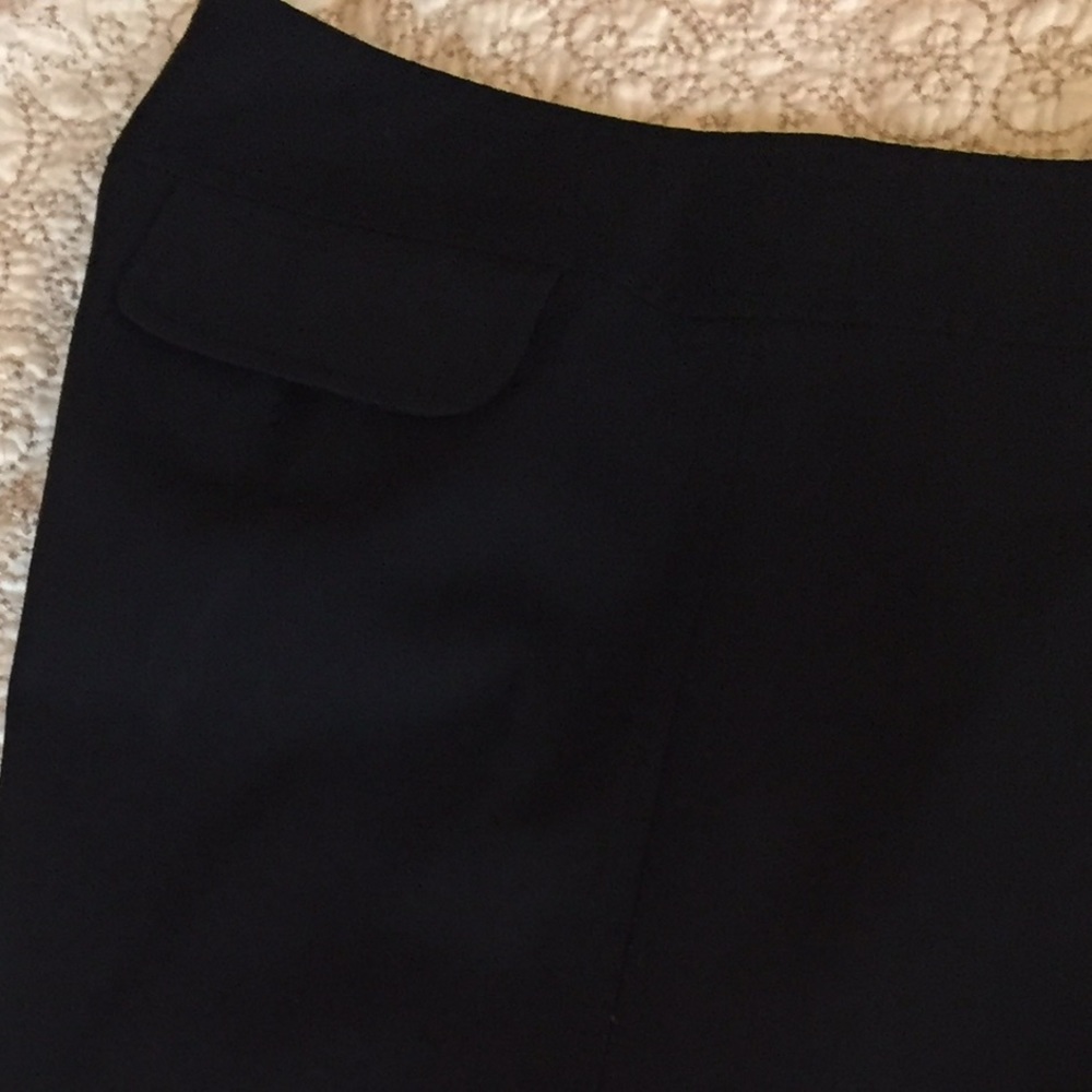 Black wide leg capris - Picture 2 of 3