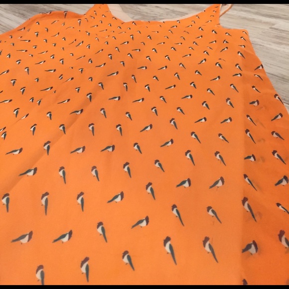 Flowy FUN bird print dress!!💛💛✨✨ - Picture 2 of 2