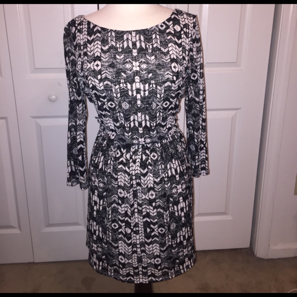 Black and white dress