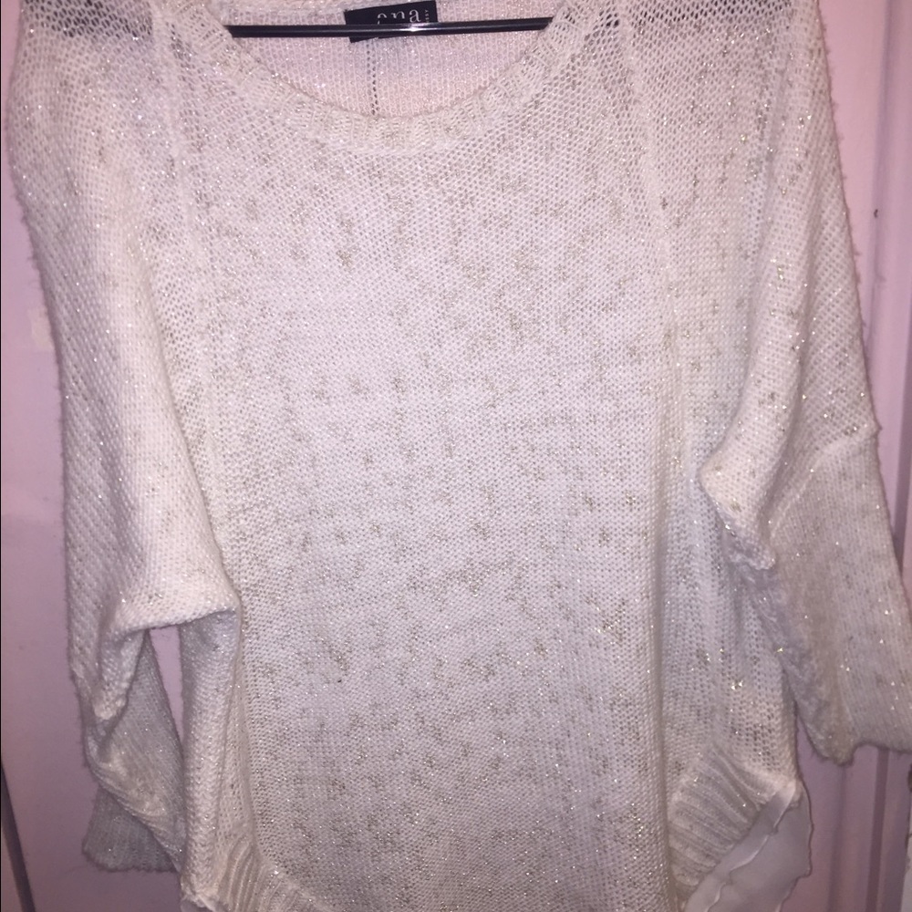 ANA long sparkly sweater