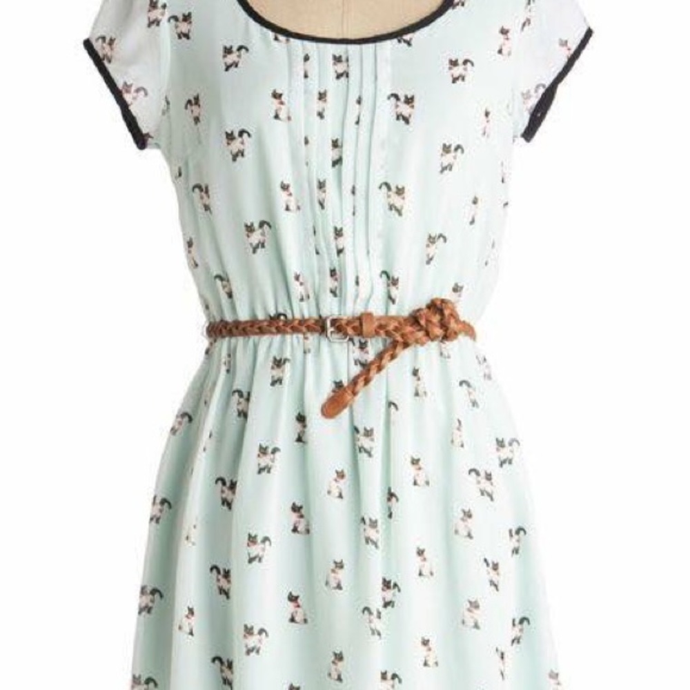 Modcloth meows the moment dress. Small.