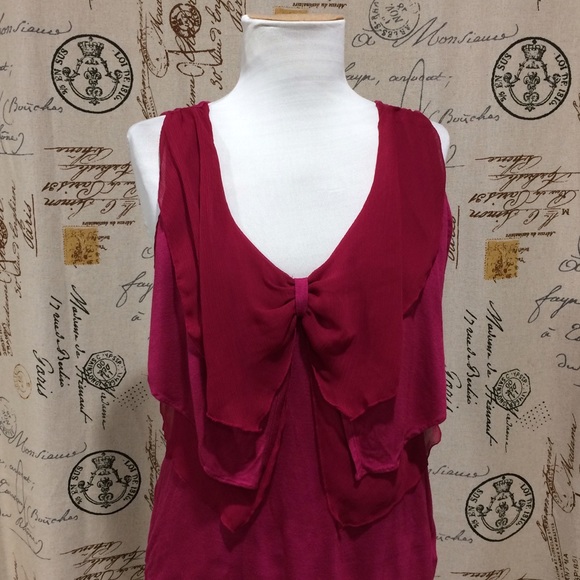 Anthro "Sheer Shawl Top" by Ric Rac - Picture 4 of 6