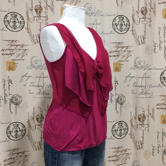 Anthro "Sheer Shawl Top" by Ric Rac - Picture 5 of 6