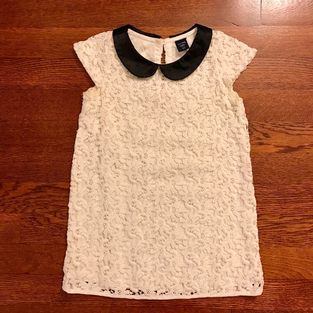 Cream babyGAP lace dress