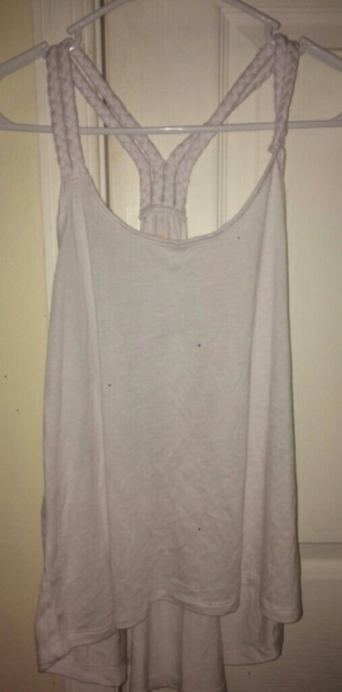 White cute tank top