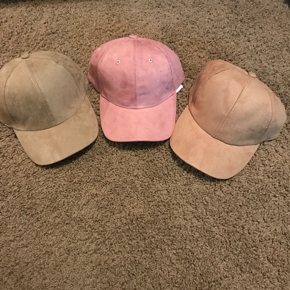 Velvet Baseball Caps - Picture 2 of 3
