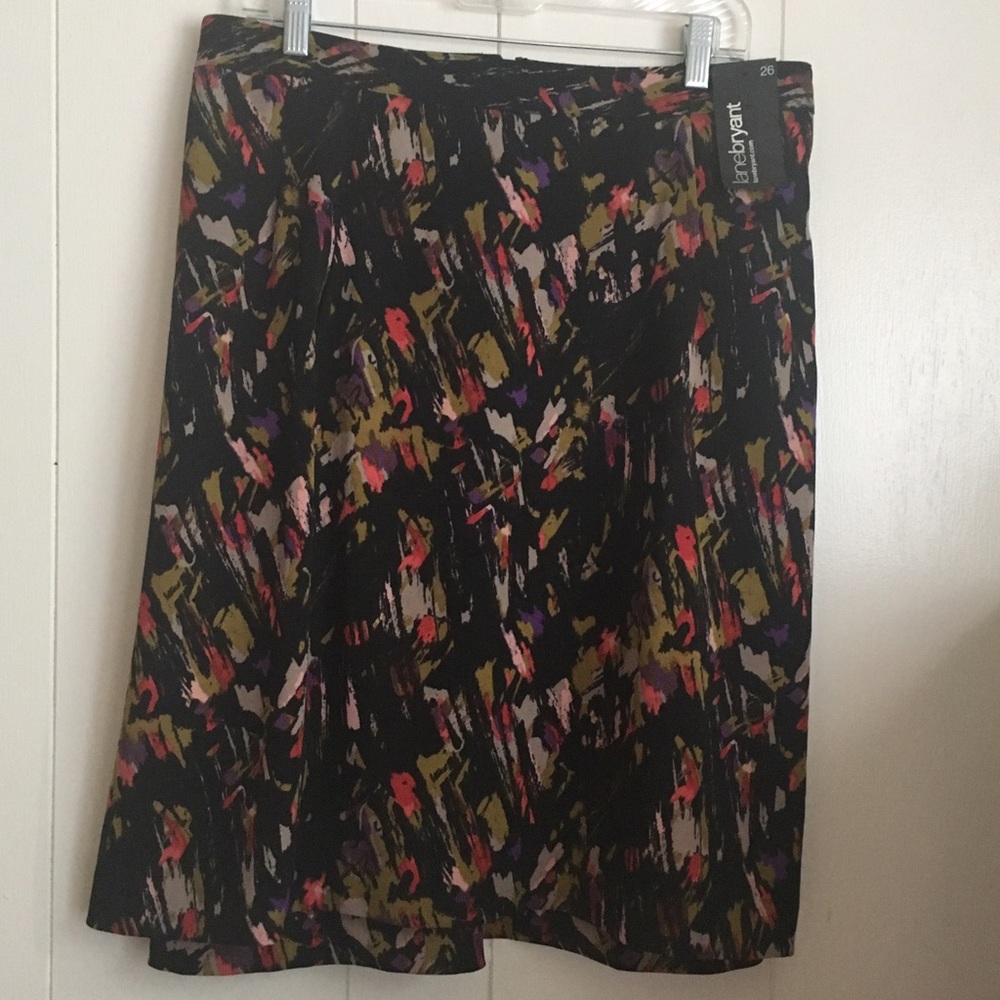 Lane Bryant Abstract Skirt