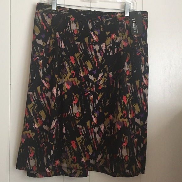 Lane Bryant Abstract Skirt - Picture 1 of 7