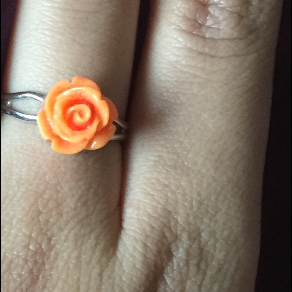 Orange Rose Ring