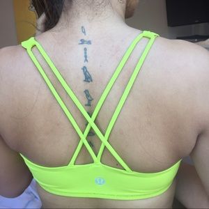 Lululemon Free to Be Bra Lime Size 8