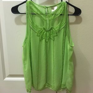 Embellished tank top