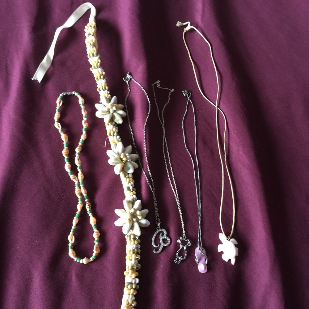 Set of Six Varied necklaces
