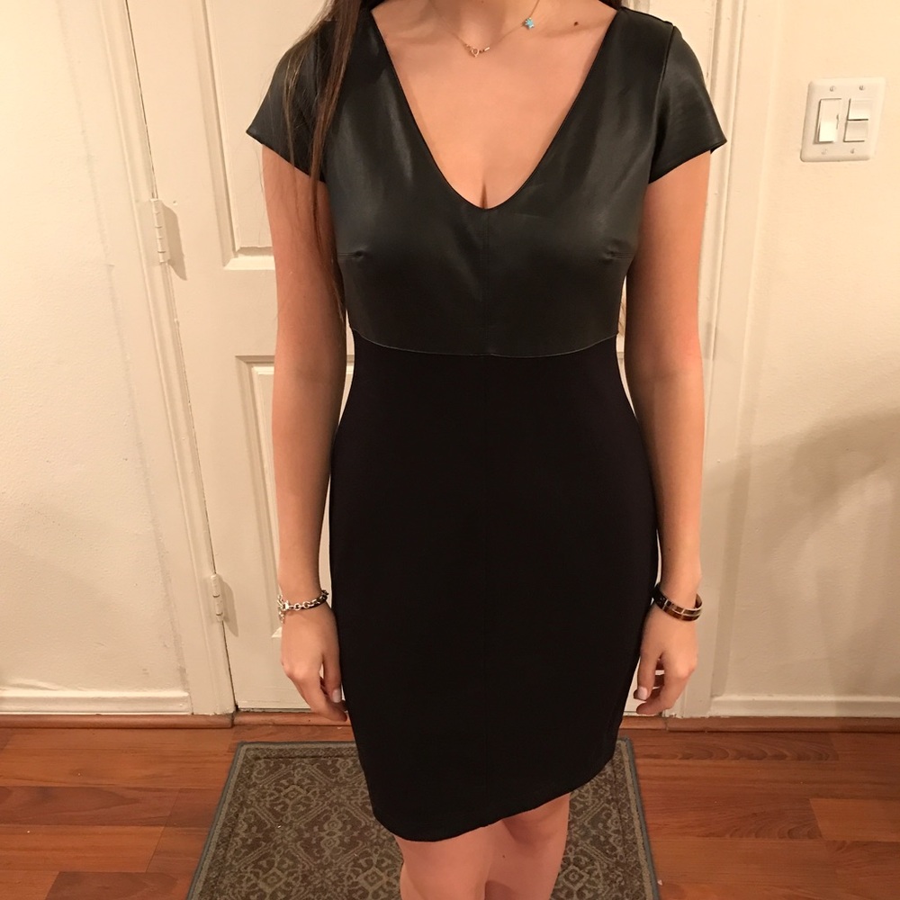 A black dress