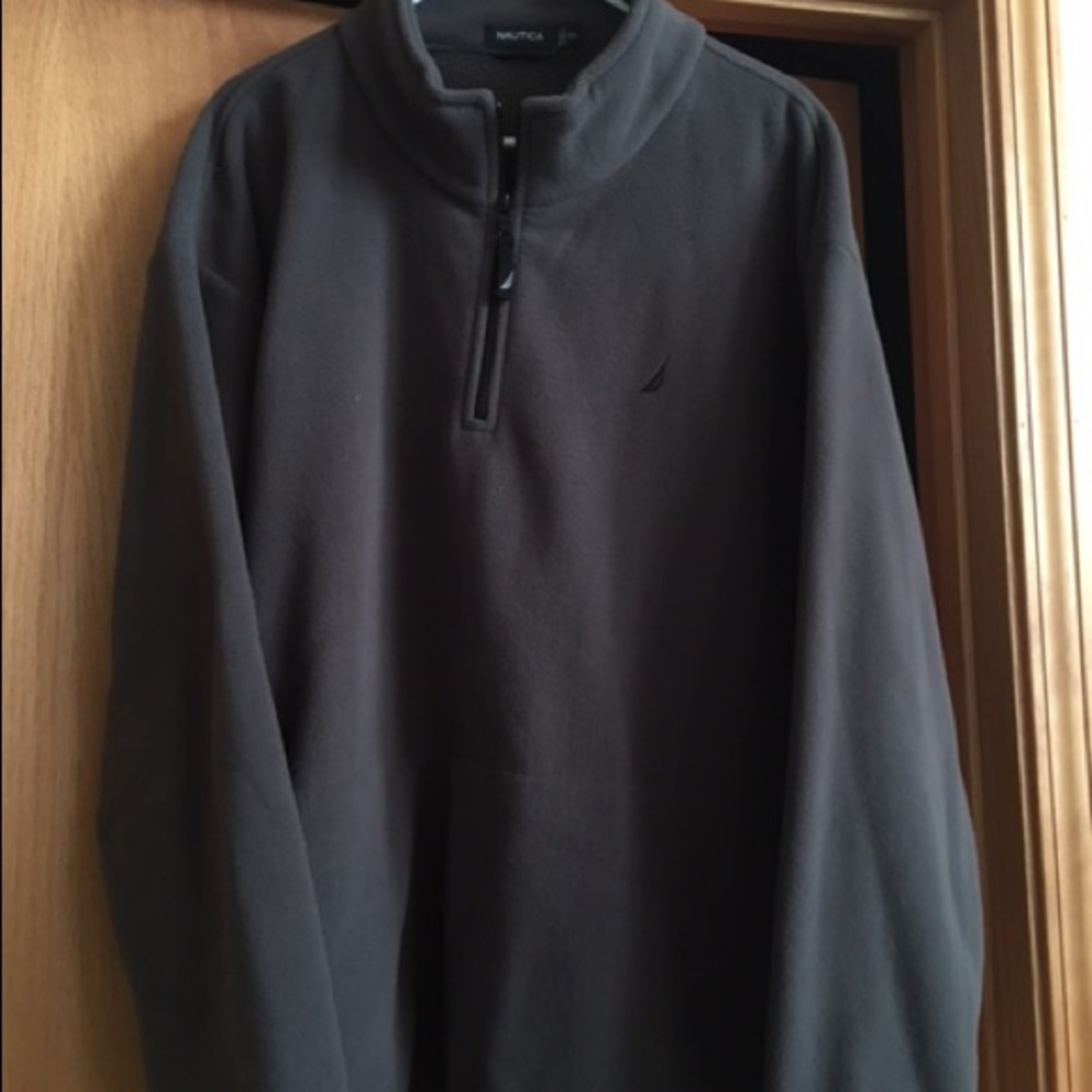Grey Nautica Half Zip Pullover