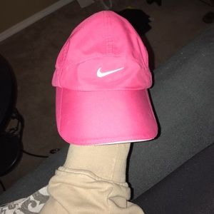 pink mesh nike running hat