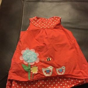 Girls Dress Organic Cotton 0-3 Months