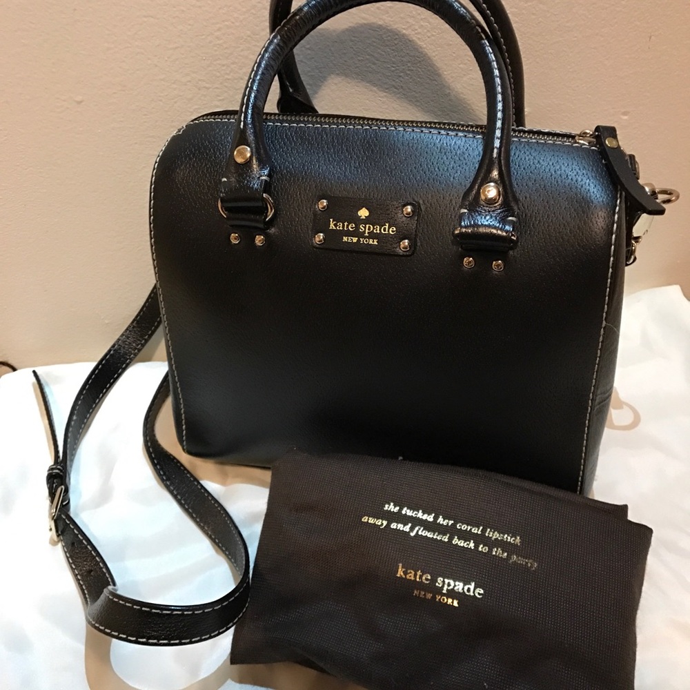 Black Kate Spade handbag