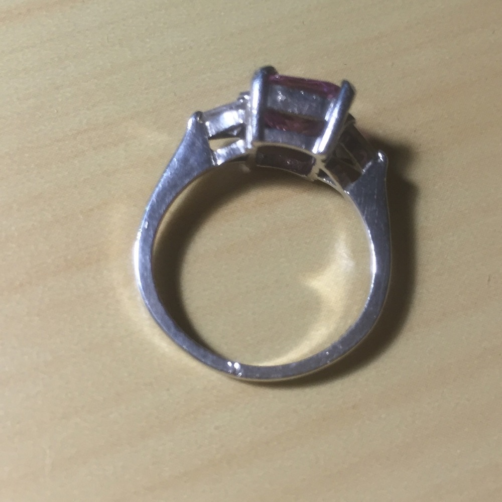 Vintage sterling silver ring w stones - Picture 3 of 5