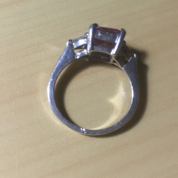 Vintage sterling silver ring w stones - Picture 3 of 5