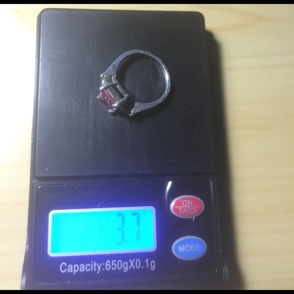 Vintage sterling silver ring w stones - Picture 5 of 5