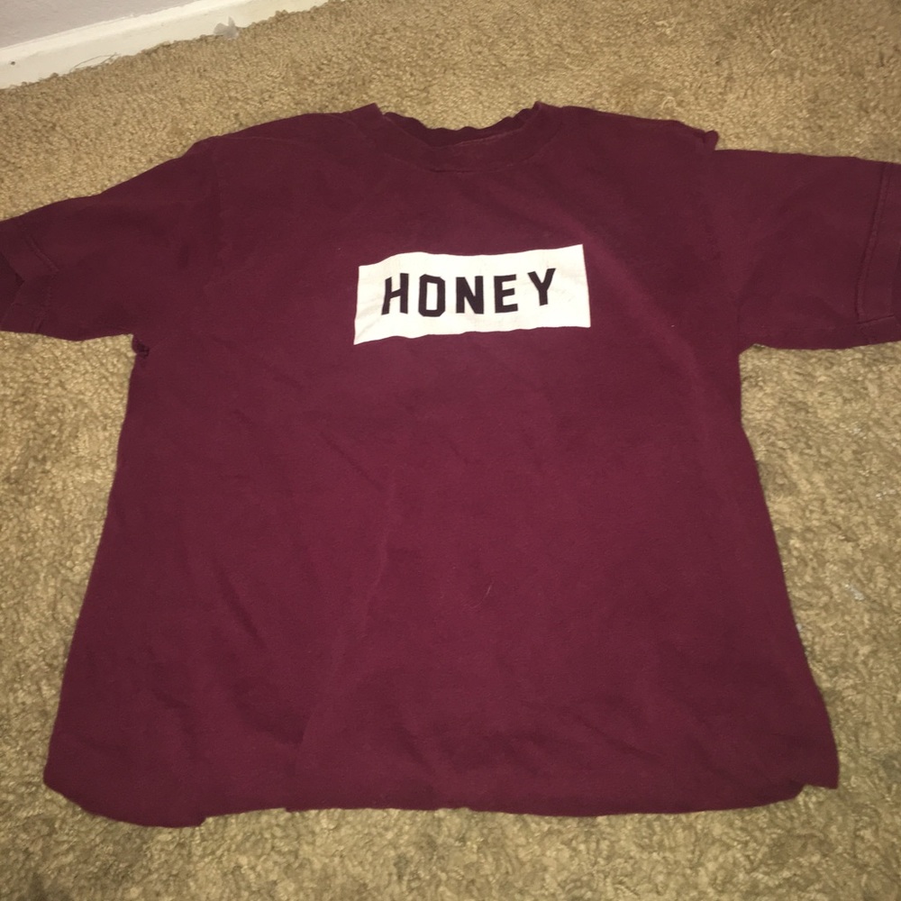 Burgundy shirt