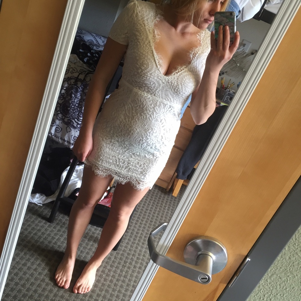 White Lace Dress
