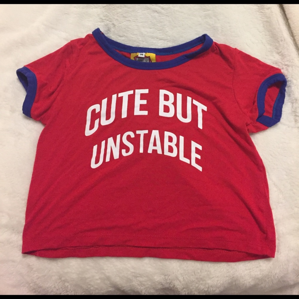 Cute but unstable baby shirt