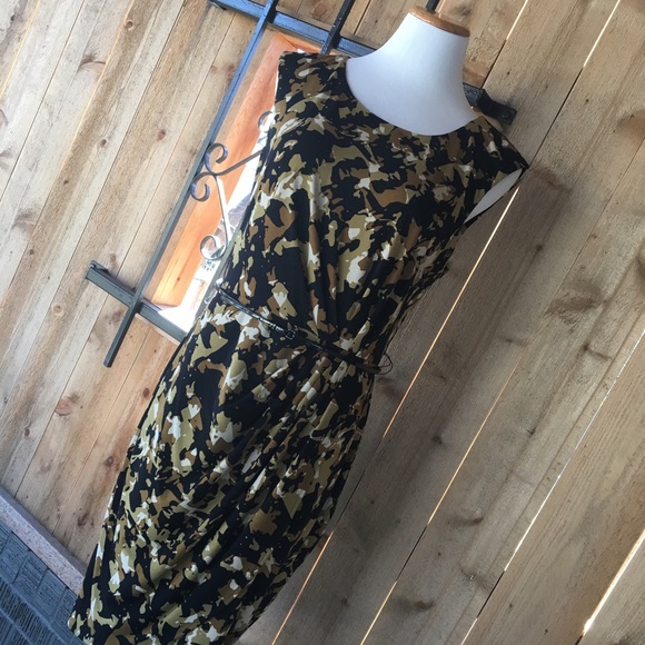 Calvin Klein camouflage sheath dress - Picture 3 of 5