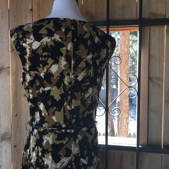Calvin Klein camouflage sheath dress - Picture 4 of 5