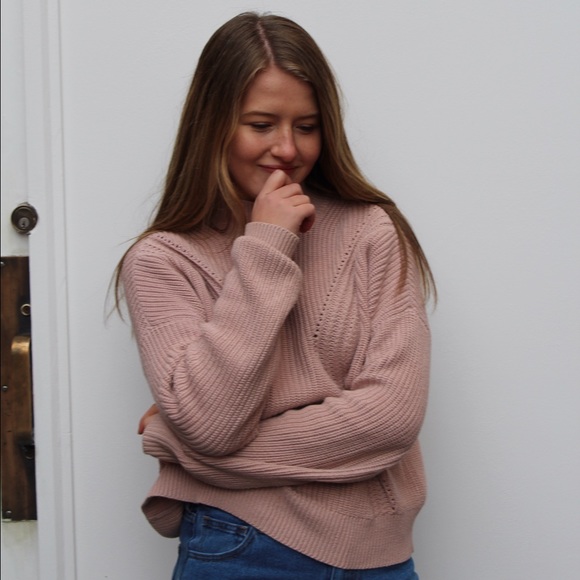 PacSun Sweaters - Light pink knit sweater