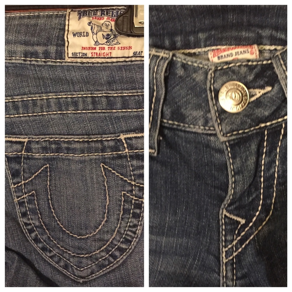 TRUE RELIGION "STRAIGHT" DENIM. - Picture 4 of 8
