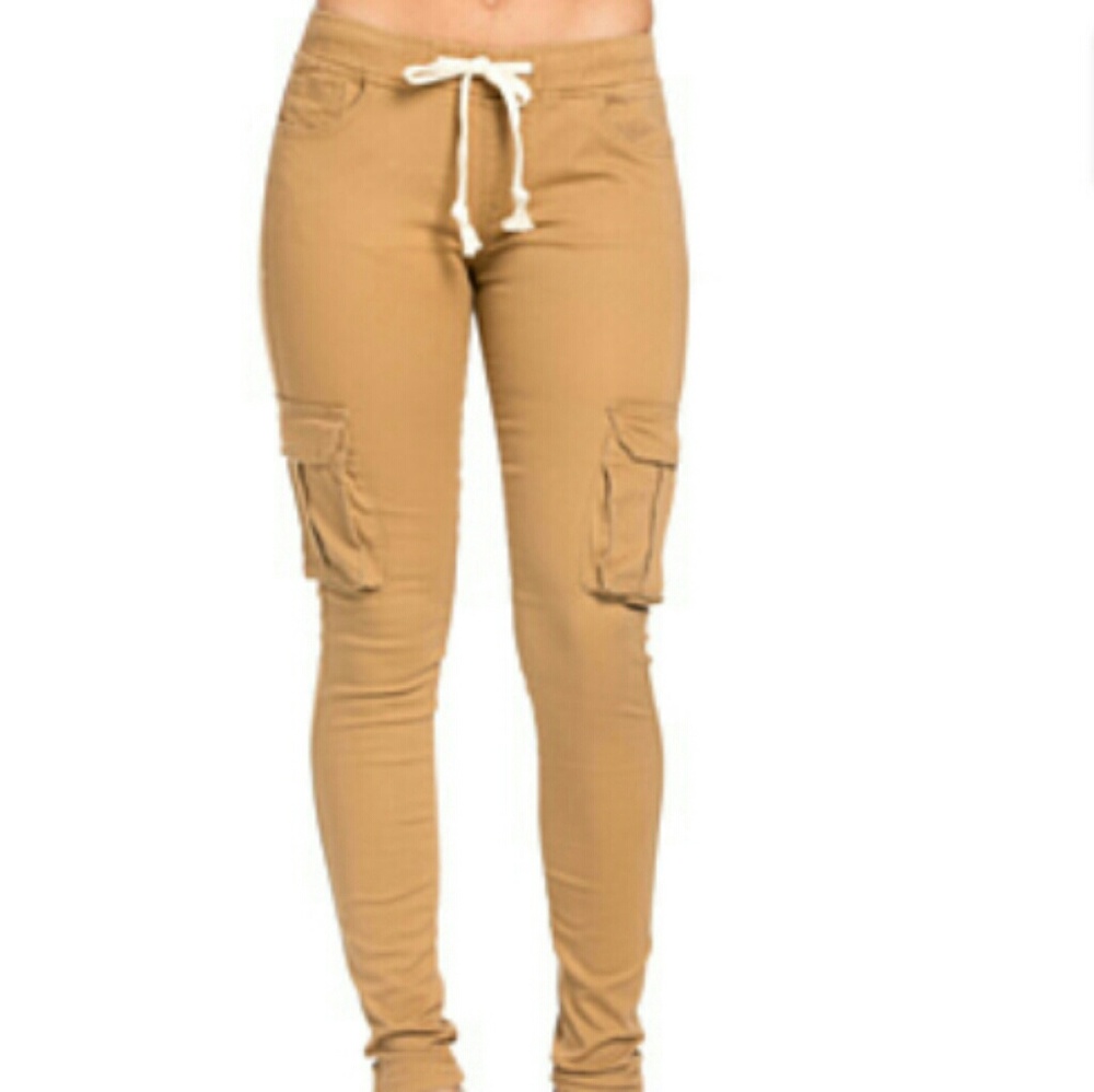 Cargo style skinny joggers