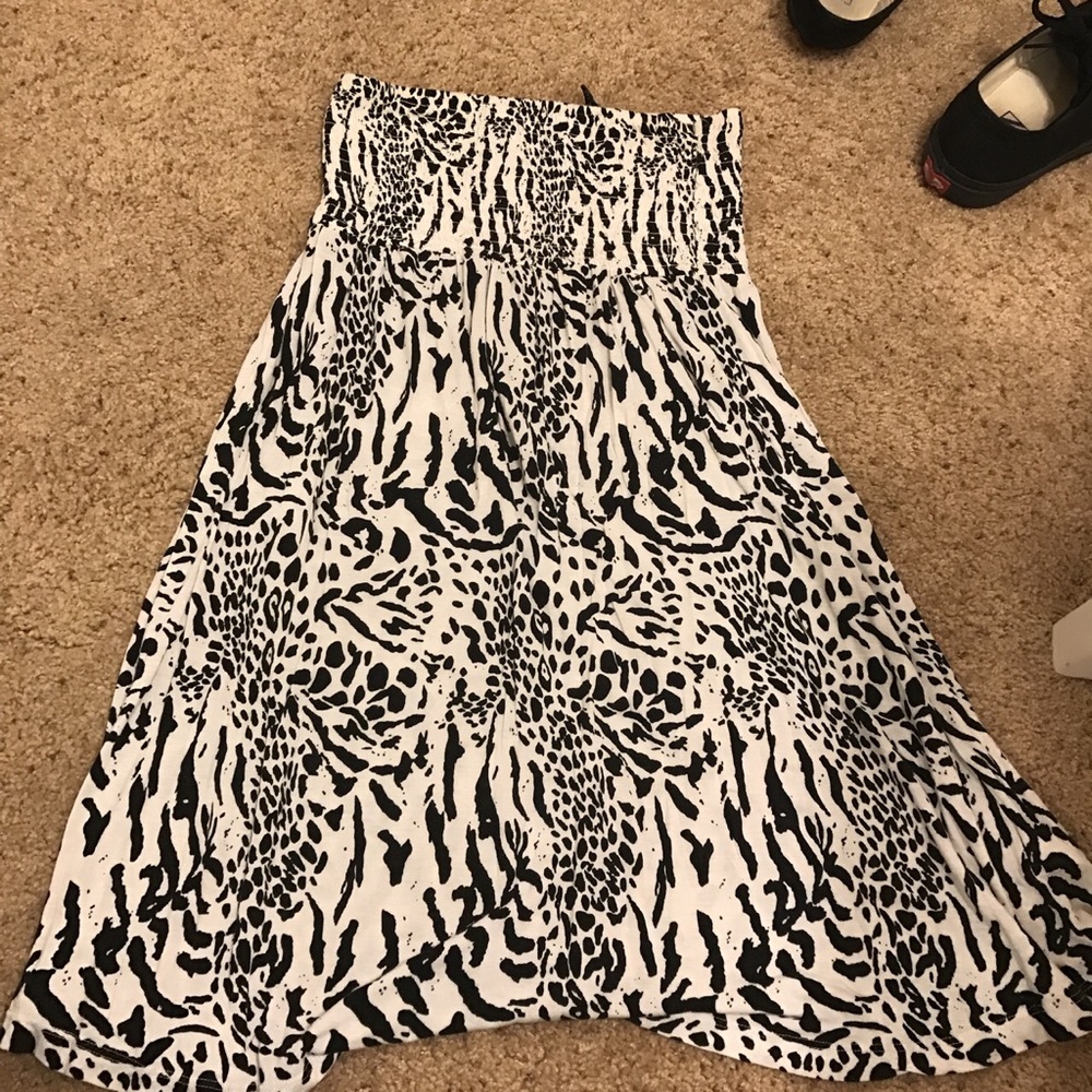 Animal print dress