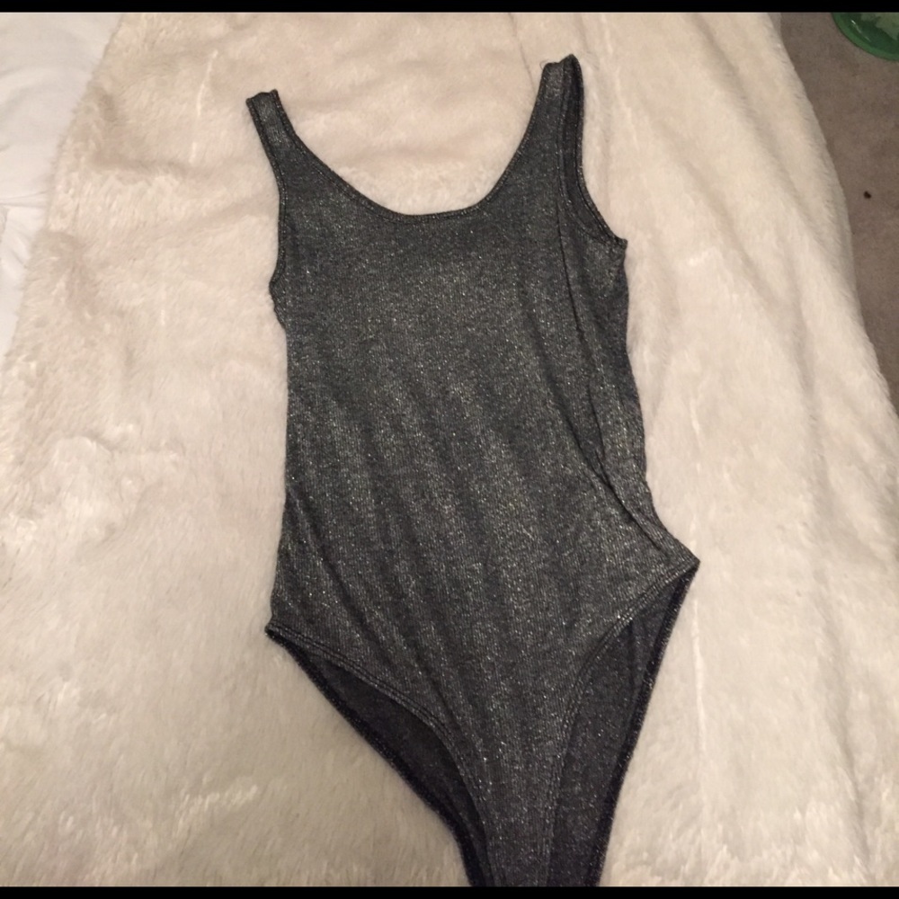 Zara sparkly body suit