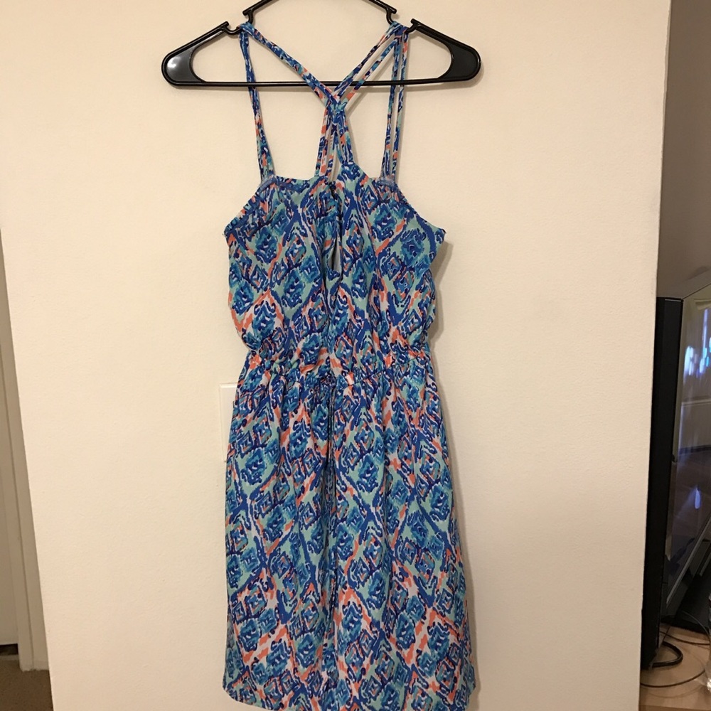 Cute blue printed dress