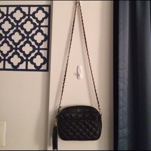 Black Leather Hand Bag