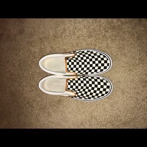 Men's checkered vans shoes