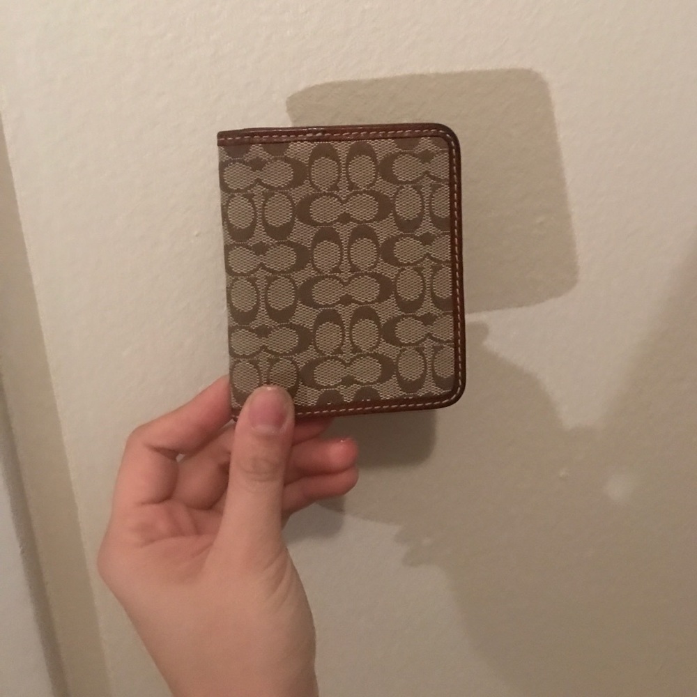 Coach card holder