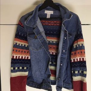 Sweater/jean jacket