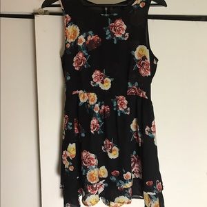 Floral print dress