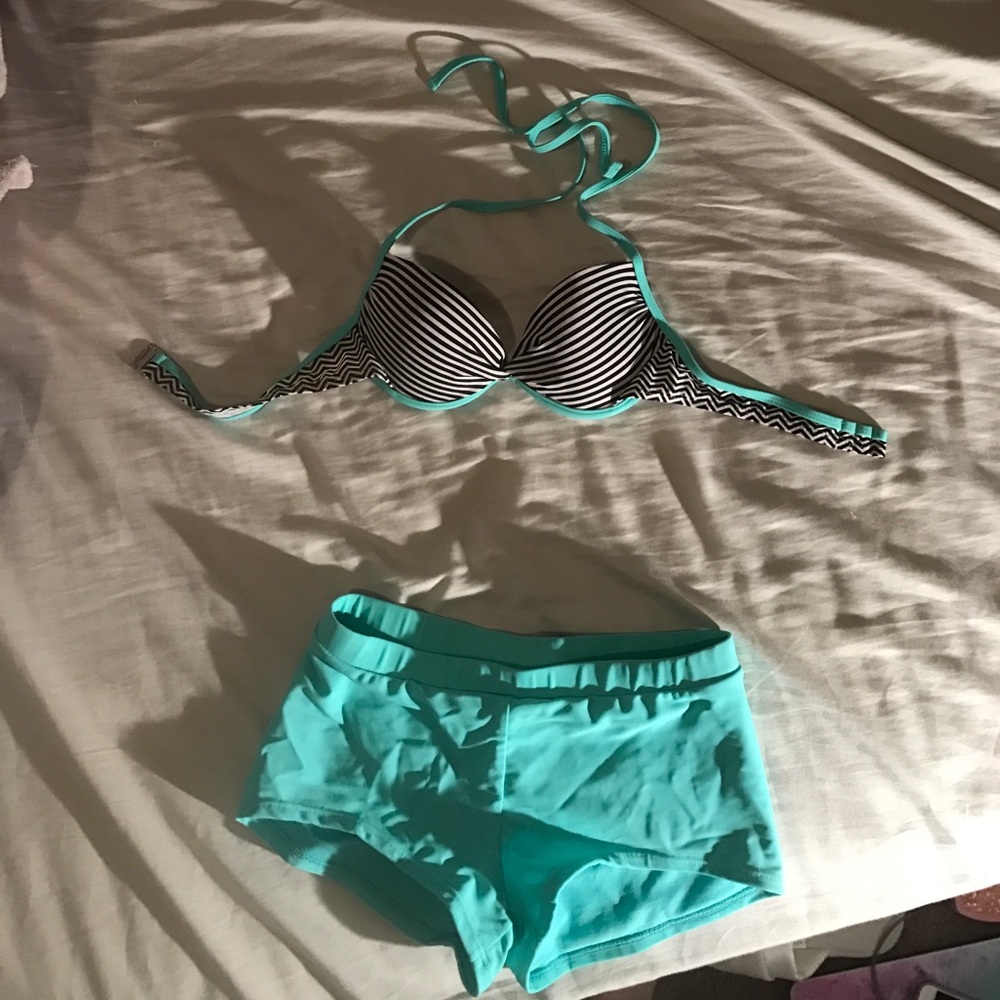 Turquoise bikini for summer