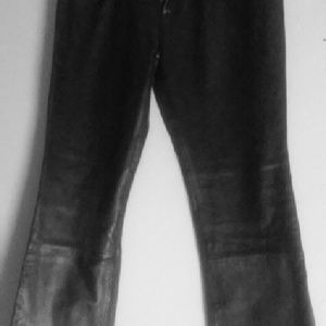 Women Wilson Leather long pant sz12 color black