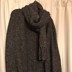 Knit sweater and scarf combo!