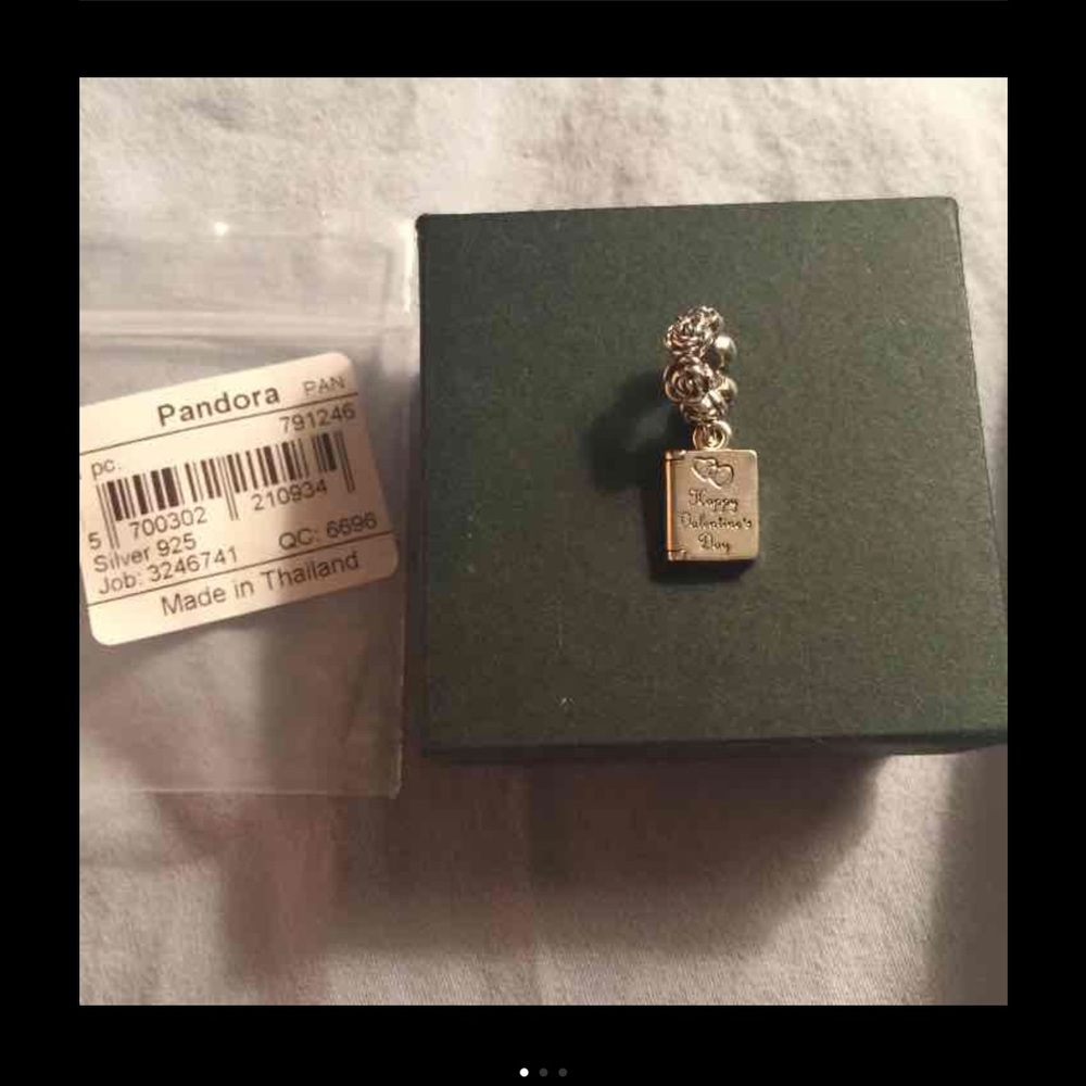 Pandora love note charm