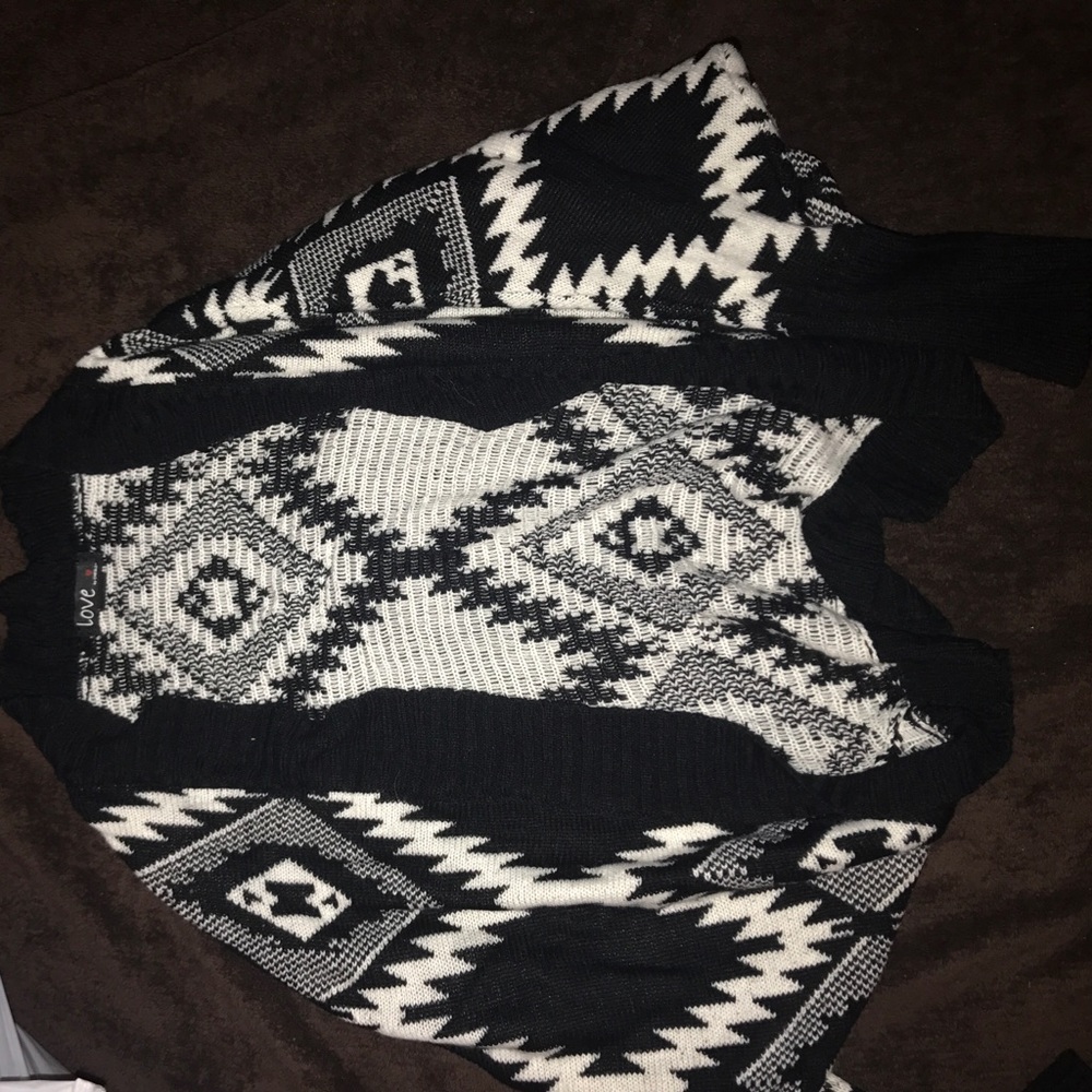 Aztec print kimono