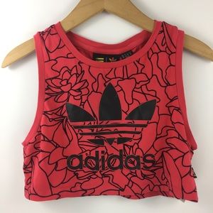 Adidas Tops - Adidas Floral Crop Top Adidas Tops - Adidas Floral Crop Top