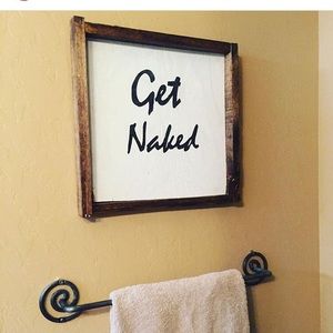 Handmade wood sign