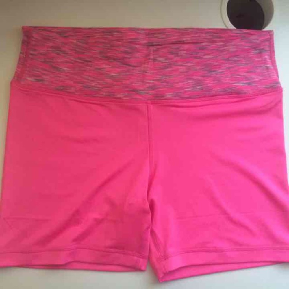 nwot velocity hot pink spandex shorts