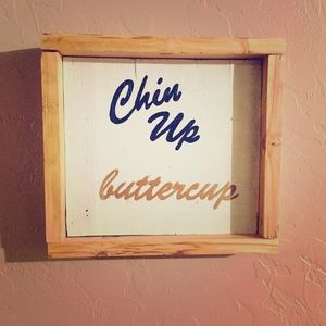 Handmade wood sign